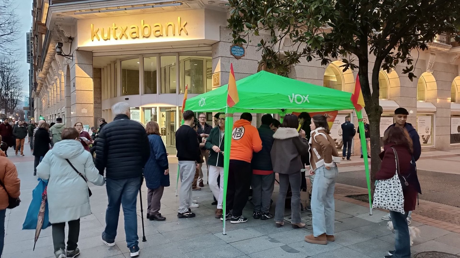 Acto de Vox en Bilbao, Vizcaya