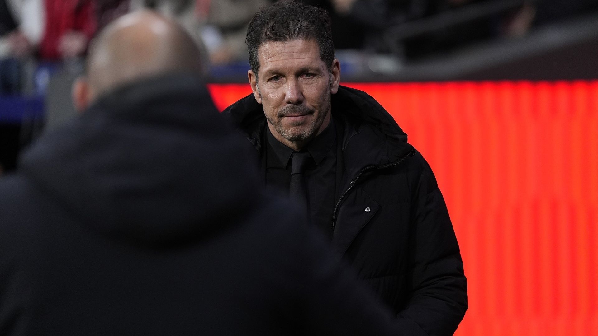 Diego Pablo Simeone, antes del Atlético-Espanyol Diego Pablo Simeone, antes del Atlético-Espanyol