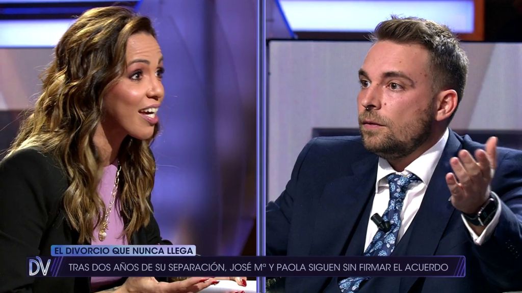 El tenso cara a cara de José María Almoguera y Paola Olmedo por sus desacuerdos económicos para firmar del divorcio: "No te reconozco"
