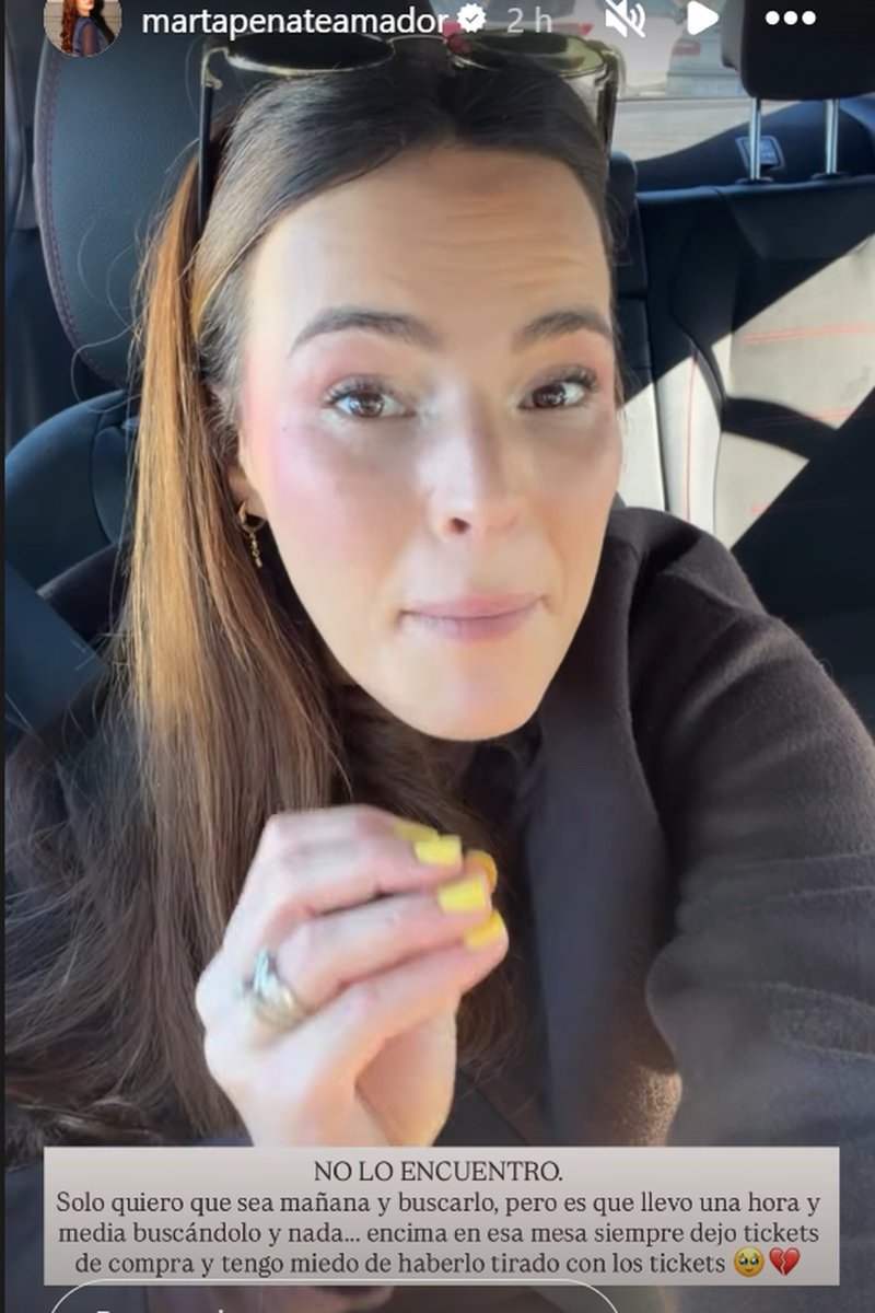 Marta Peñate ha perdido el anillo de matrimonio