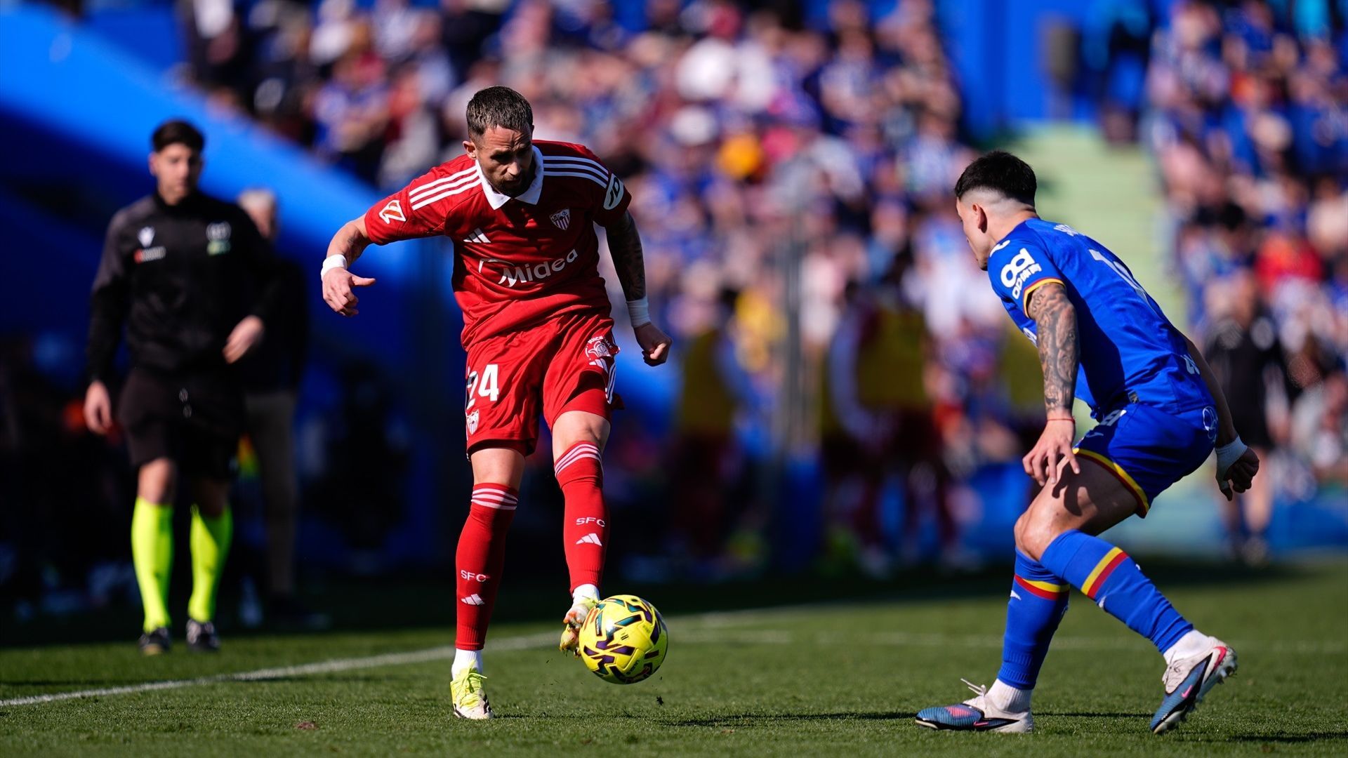 Adnan Januzaj, en el Getafe-Sevilla Adnan Januzaj, en el Getafe-Sevilla