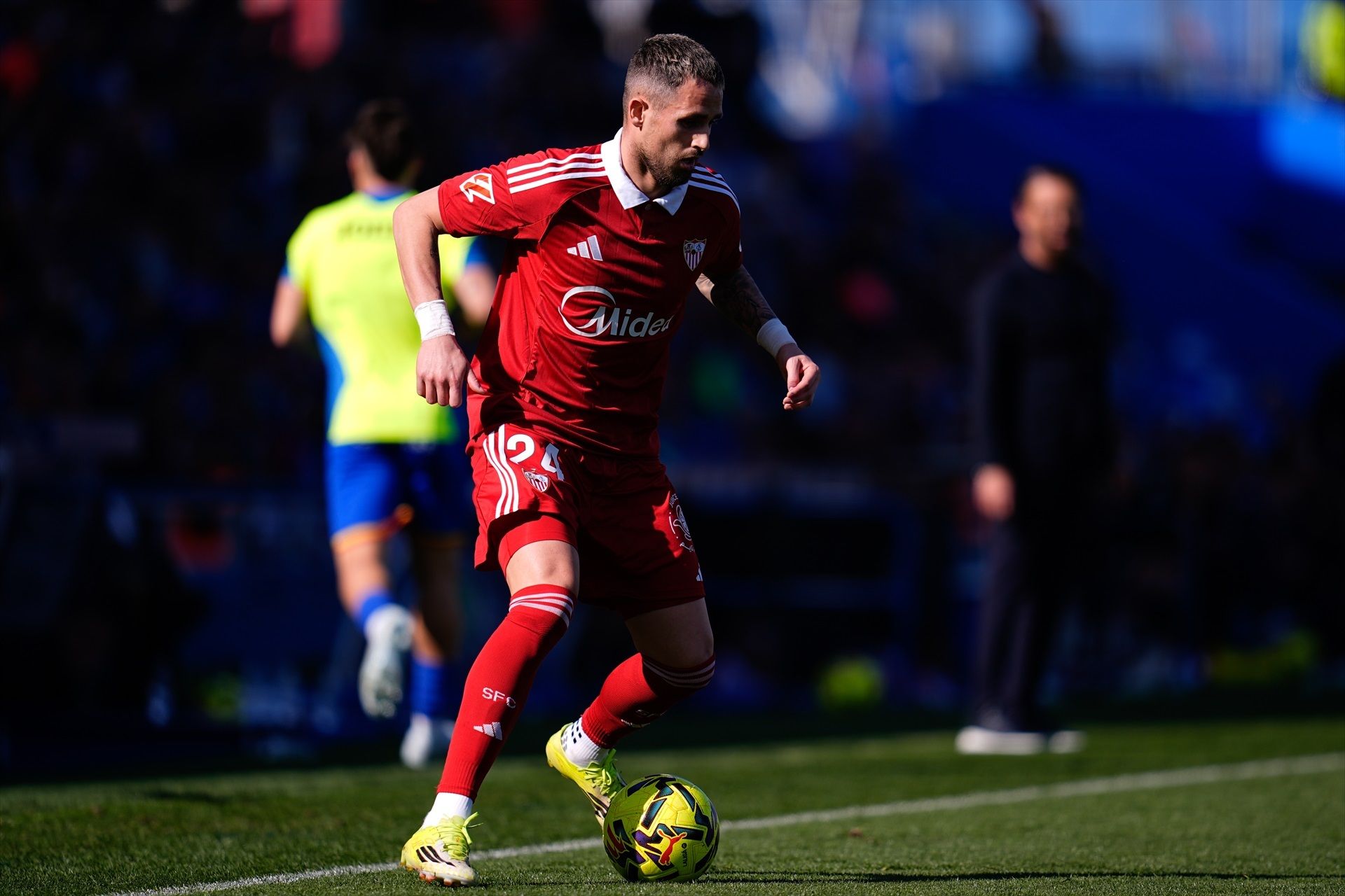 Adnan Januzaj, en el Getafe-Sevilla