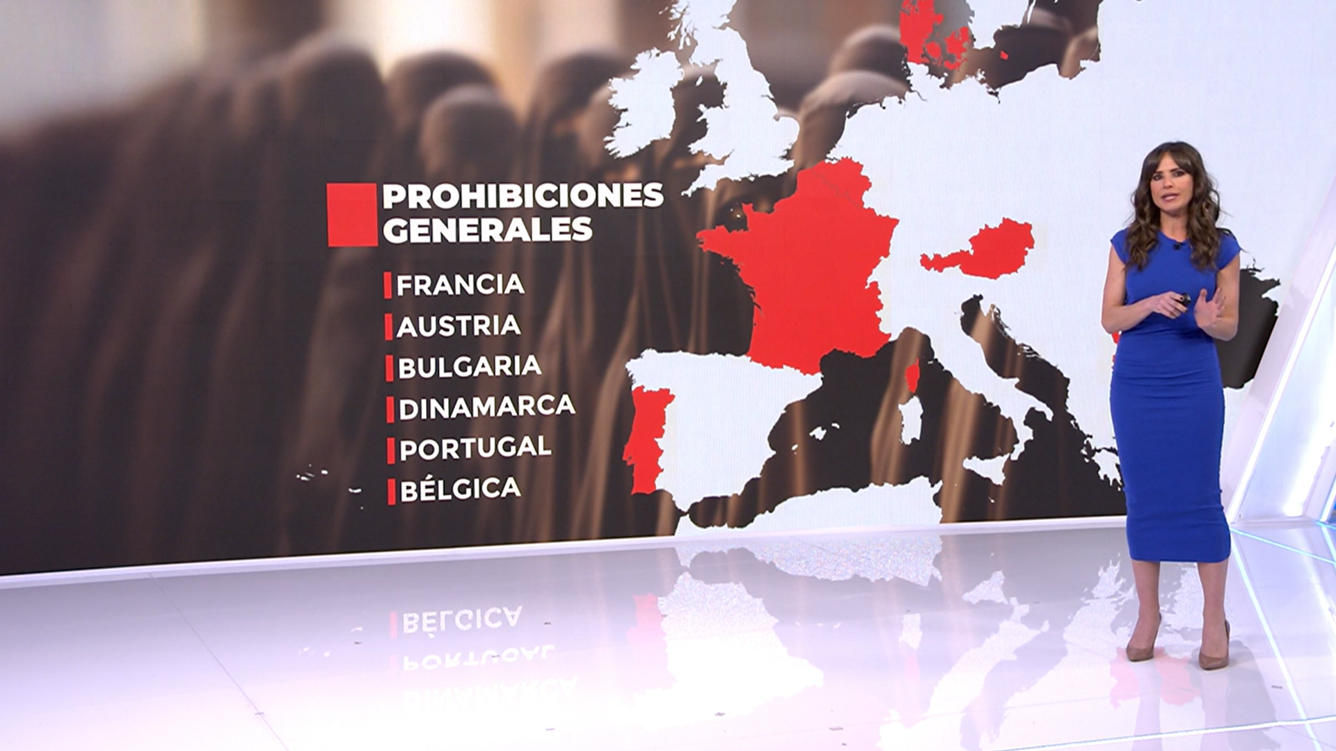 Los países que han prohibido el uso del burka