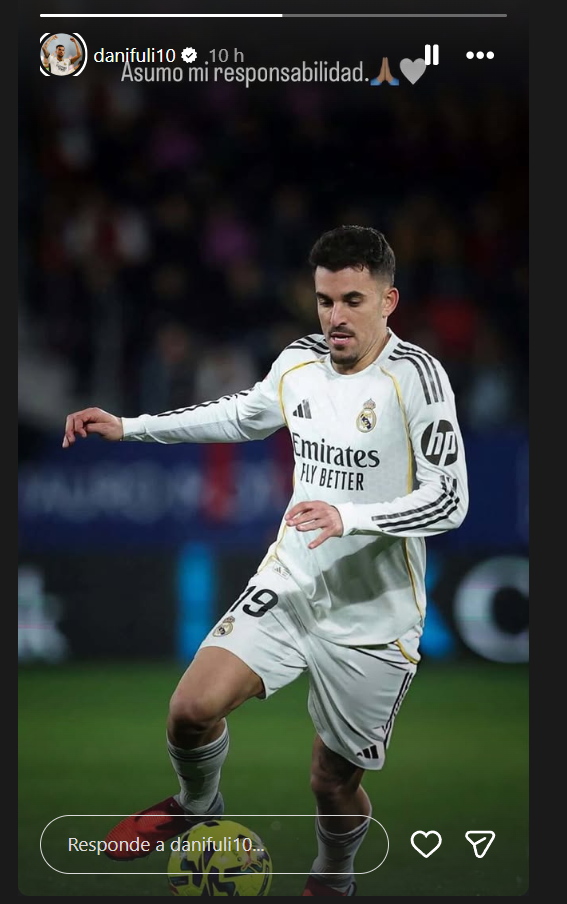 El mensaje de Dani Ceballos tras el Osasuna-Real Madrid