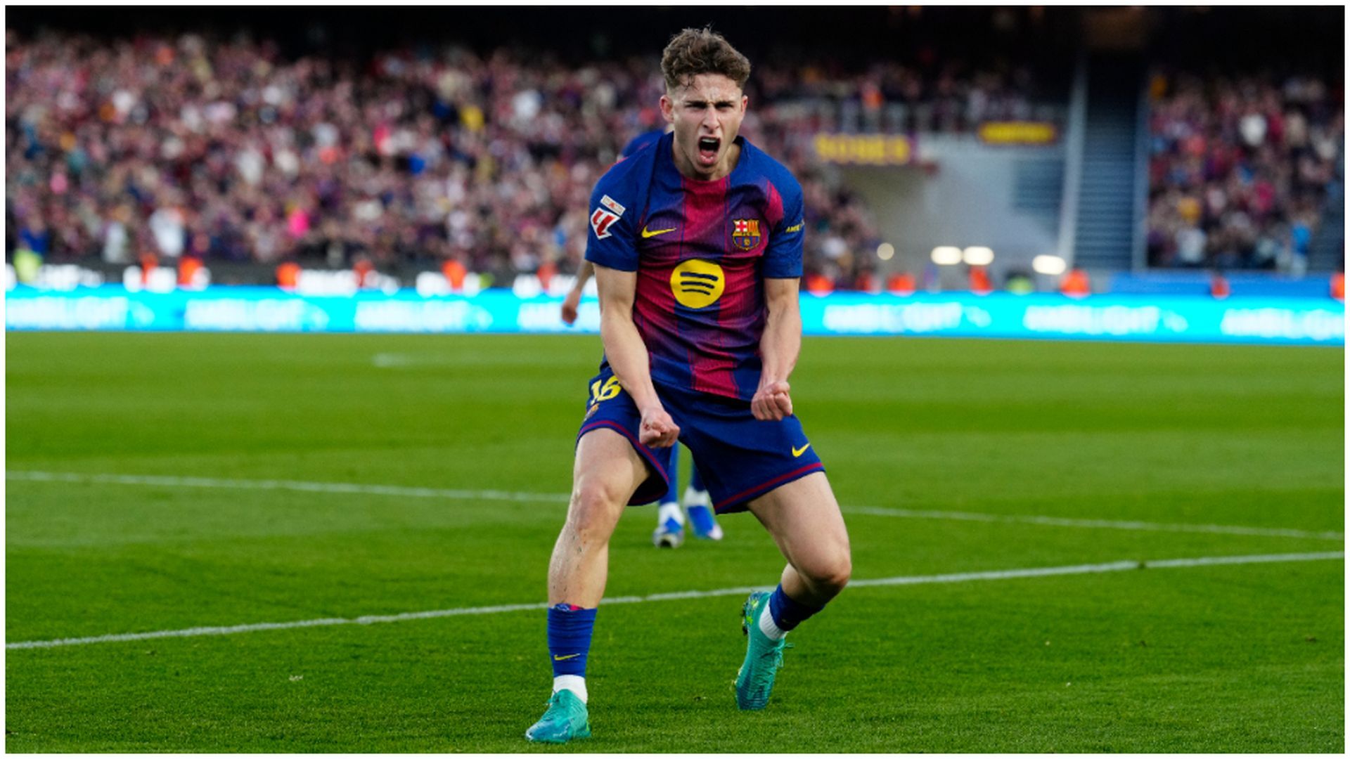 Fermin López celebrando el golazo ante el Levante Fermin López celebrando el golazo ante el Levante