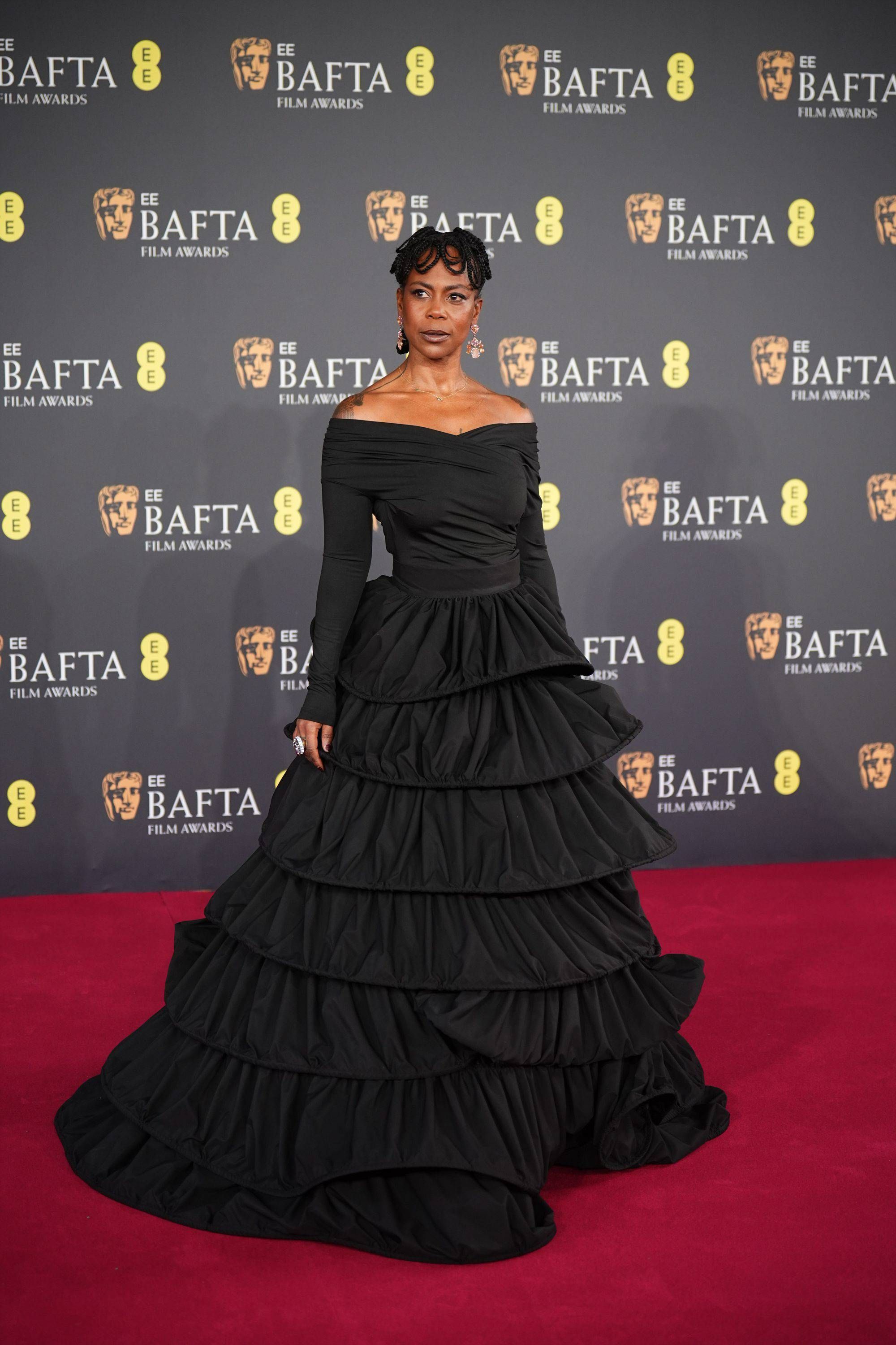 Hannah Beachler en la alfombra roja de los Bafta 2026
