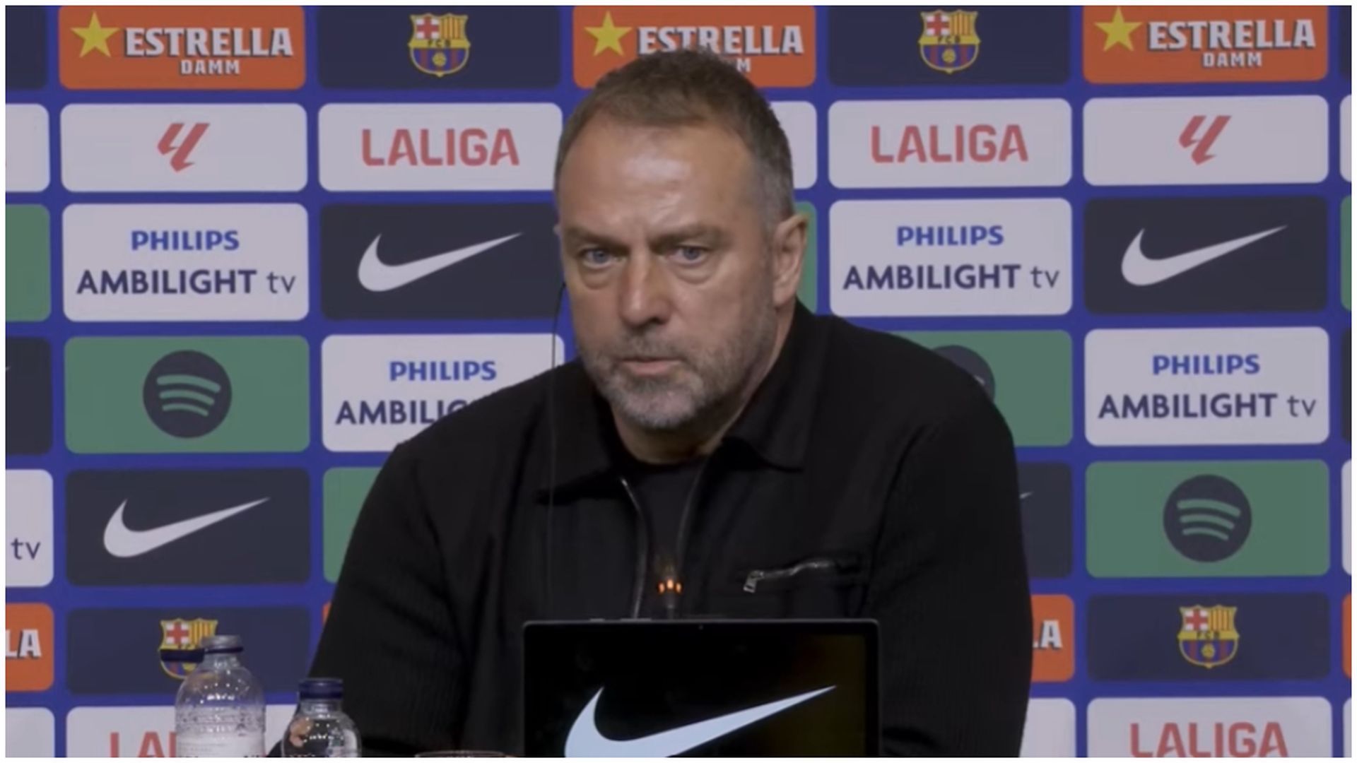 Hansi Flick, en rueda de prensa Hansi Flick, en rueda de prensa