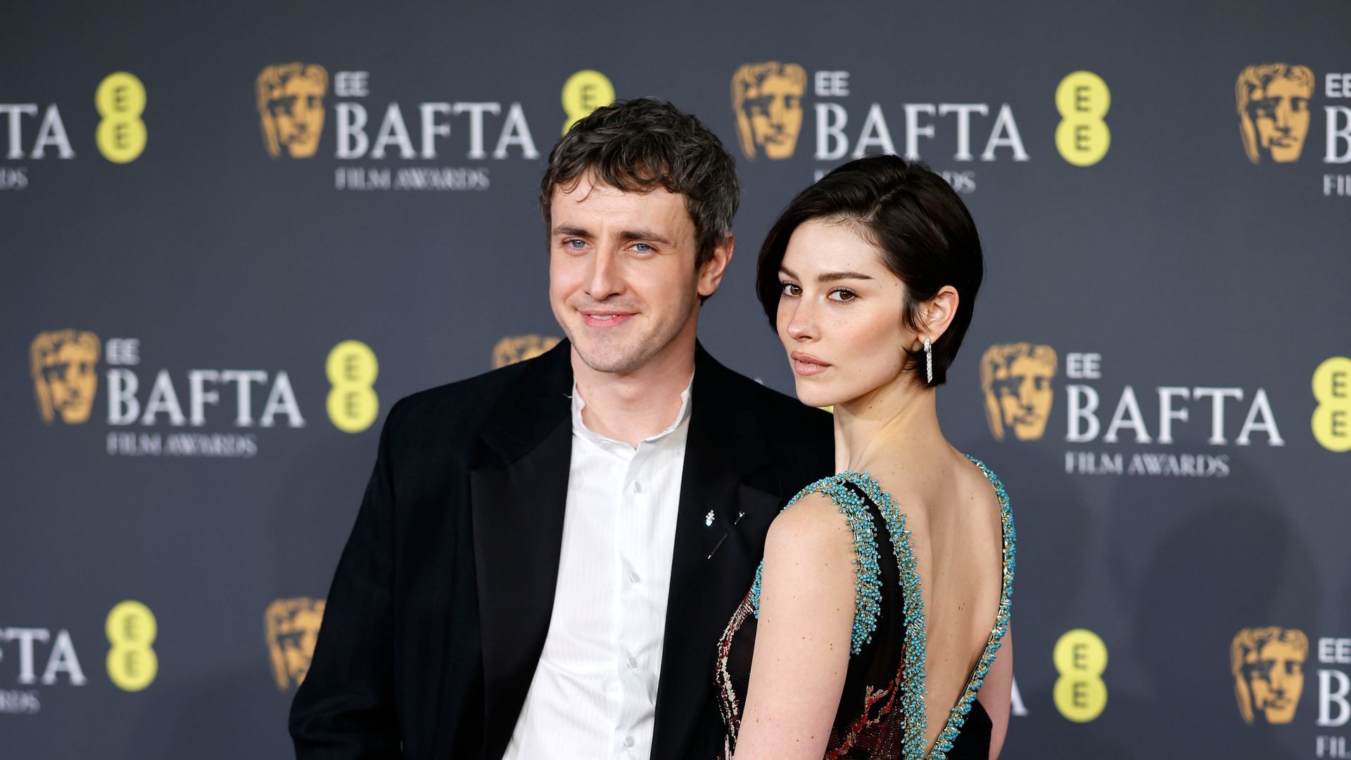 Paul Mescal y Gracie Abram en la alfombra roja de los Premios BAFTA 2026
