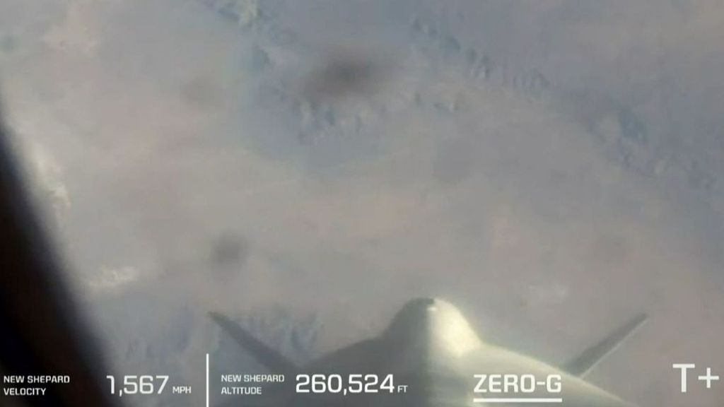 Así ha sido el histórico viaje al espacio de Jesús Calleja en la nave 'New Shepard': del despegue del cohete al aterrizaje de la cápsula