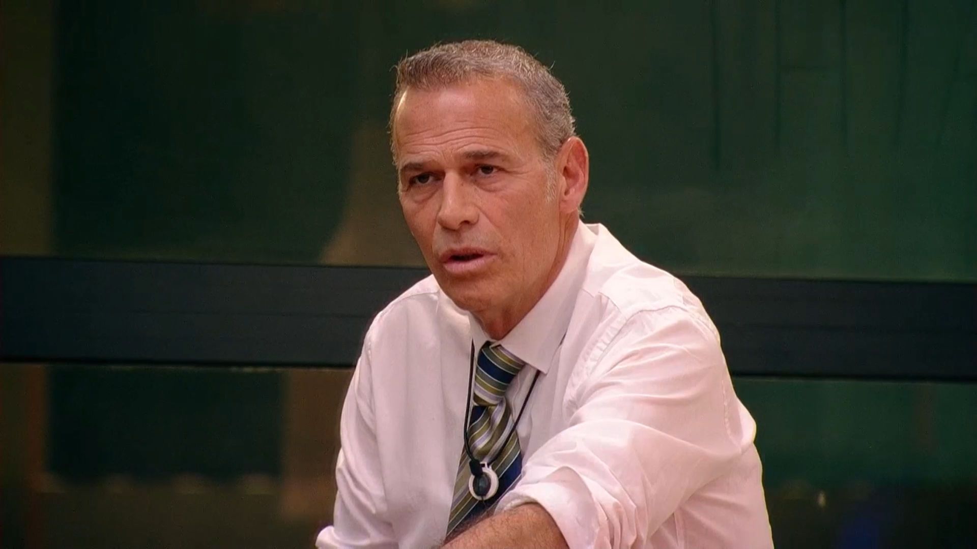 Carlos Lozano antes de reencontrarse con Cristina Piaget