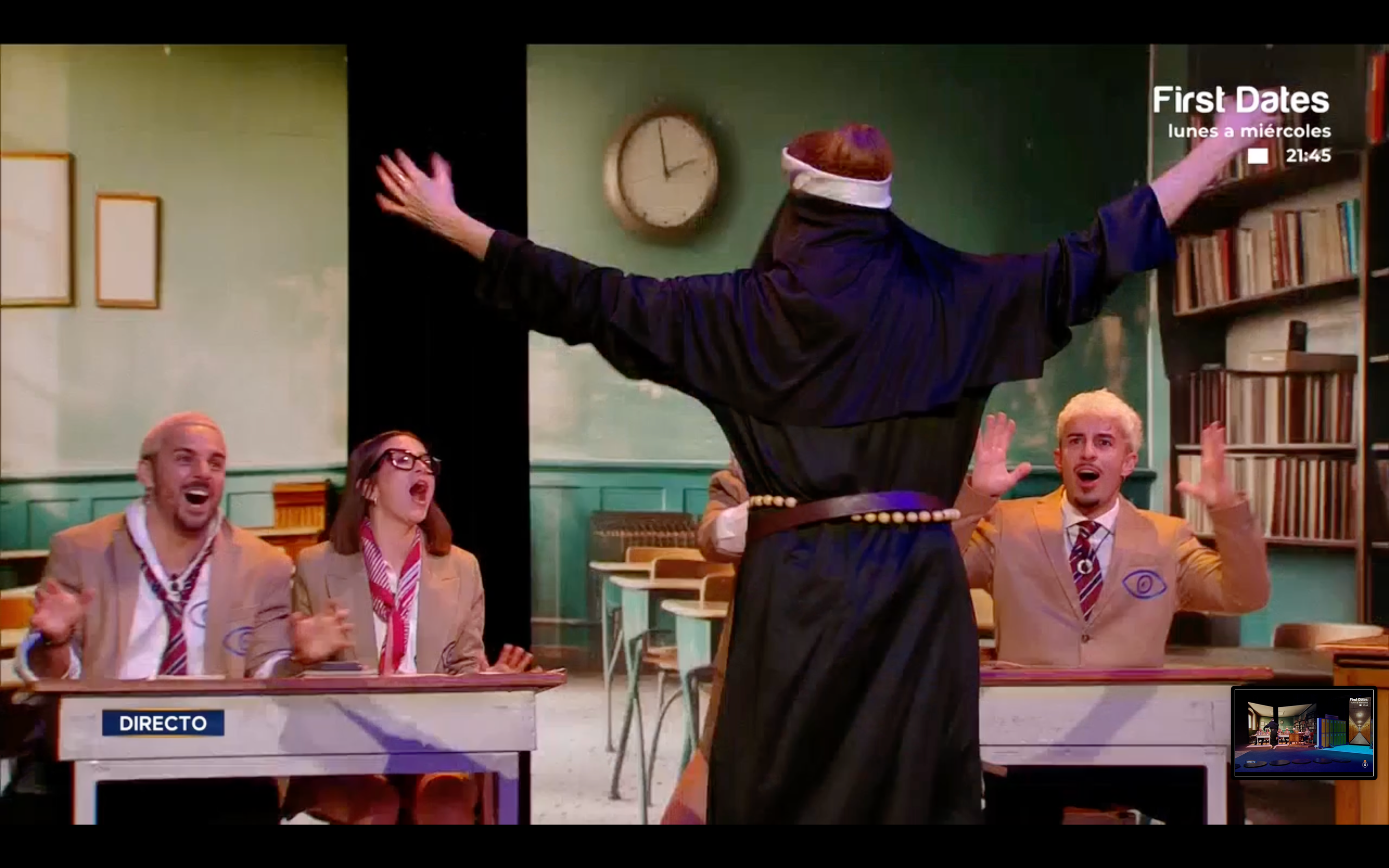 Cristina Piaget sorprende a los concursantes