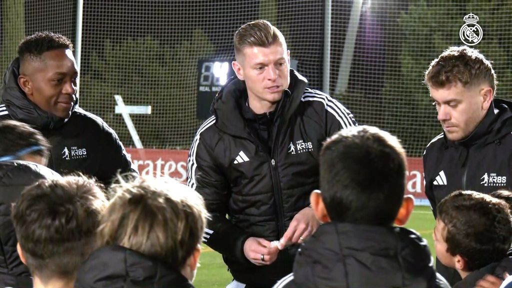 El regreso de Toni Kroos a Valdebebas como entrenador