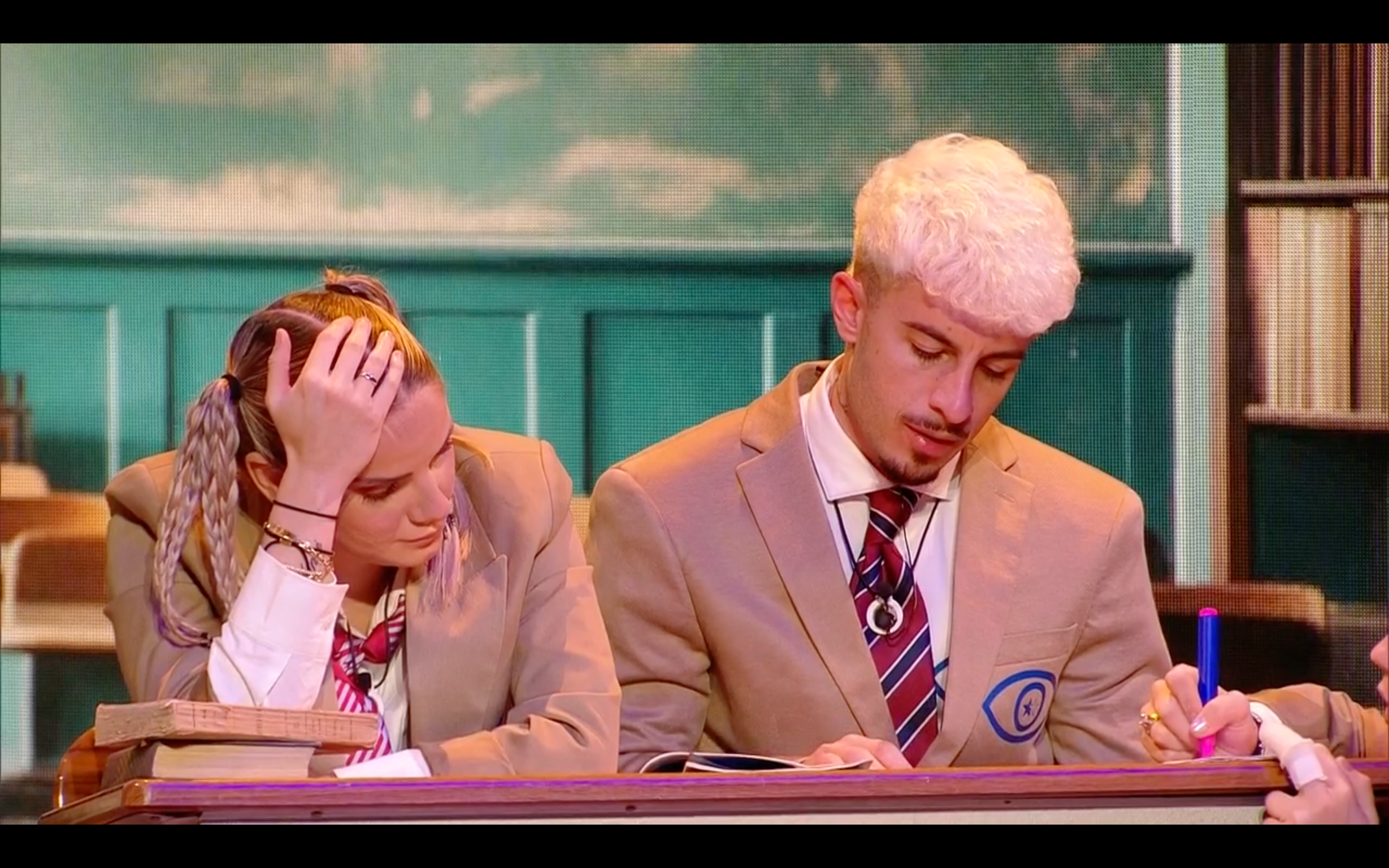 Gloria y Juanpi en la prueba semanal