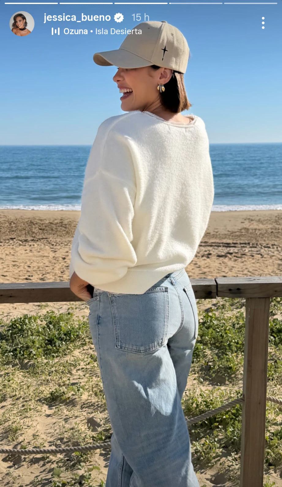 Jessica Bueno disfruta de un plan en familia