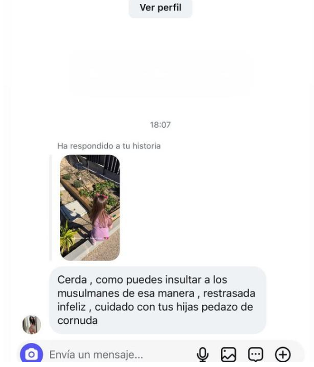 Las amenazas que ha recibido Violeta