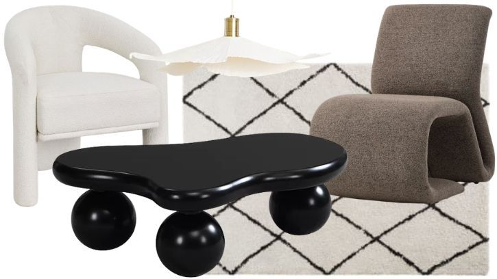 Muebles bonitos y asequibles para un salón como el de Estela