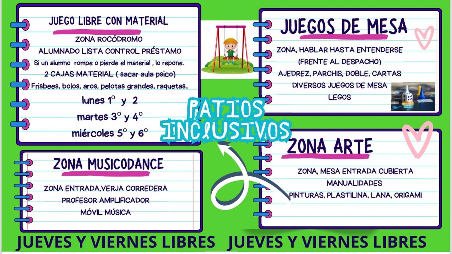 Patios inclusivos en CEIP Josefina Carabias