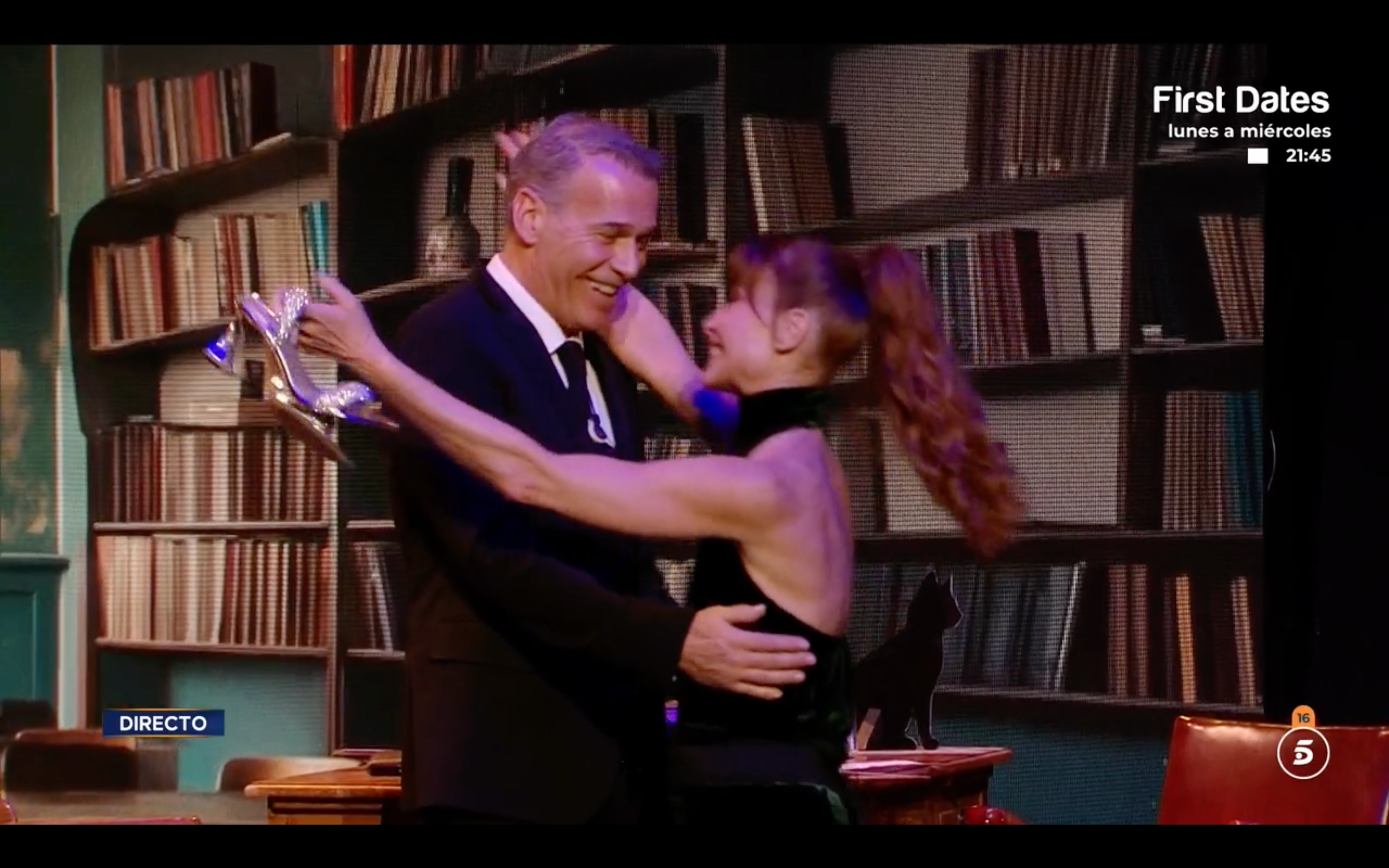 Reencuentro entre Cristina y Carlos