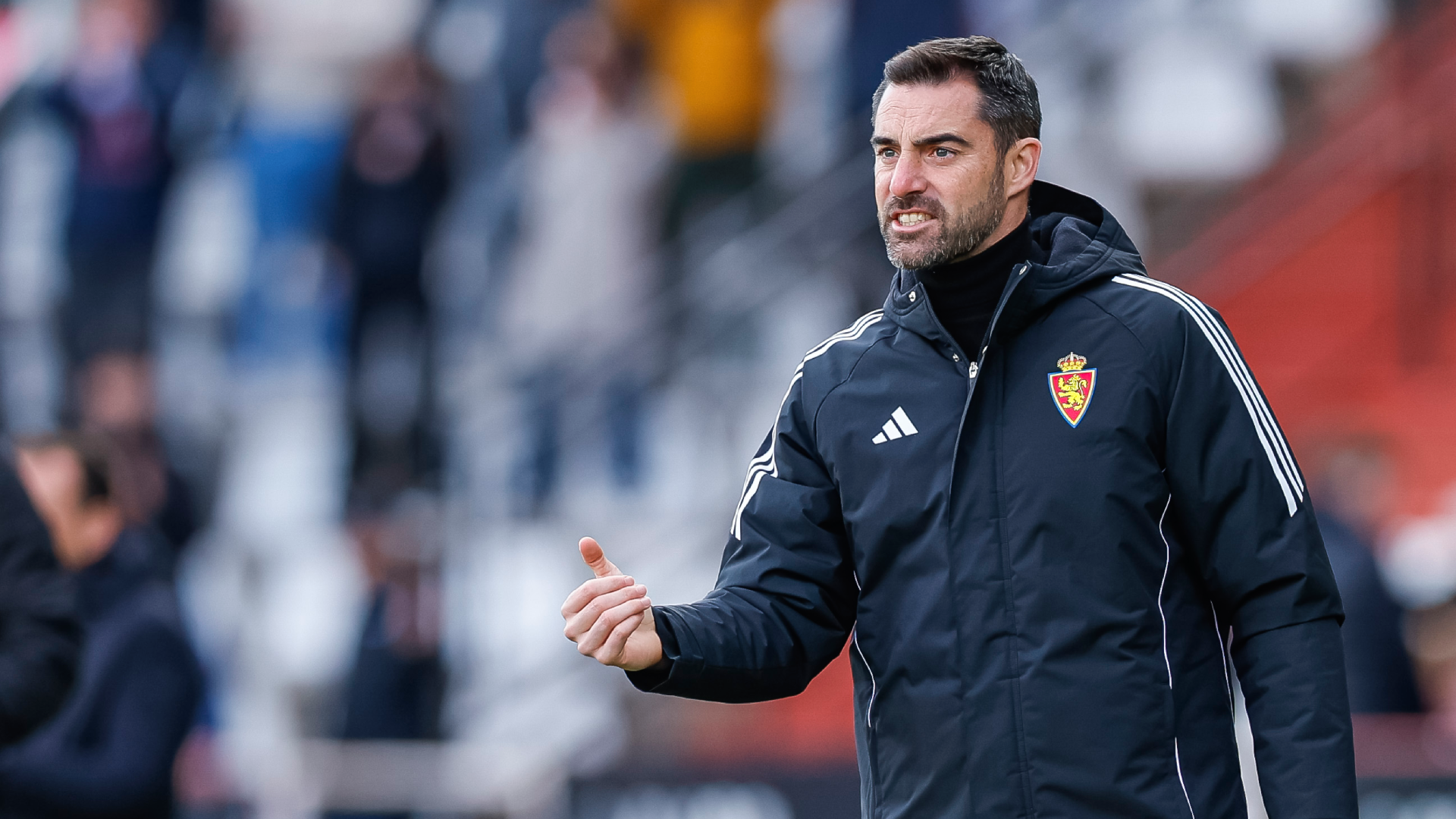 Rubén Sellés, durante un partido del Real Zaragoza Rubén Sellés, durante un partido del Real Zaragoza