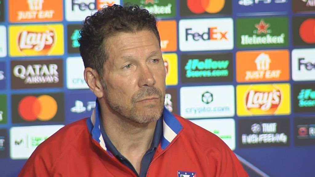 Simeone analiza al Atlético de 'ida y vuelta'