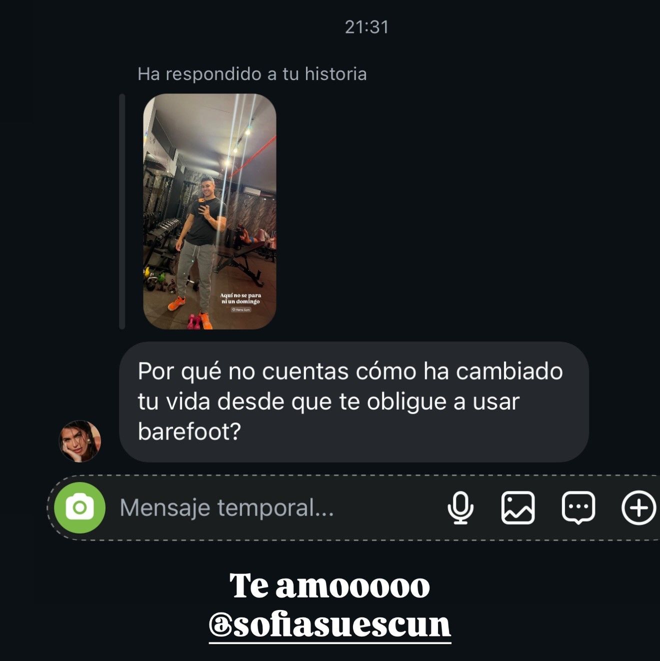 Sofía Suescun animó a Kiko a utilizar calzado barefoot