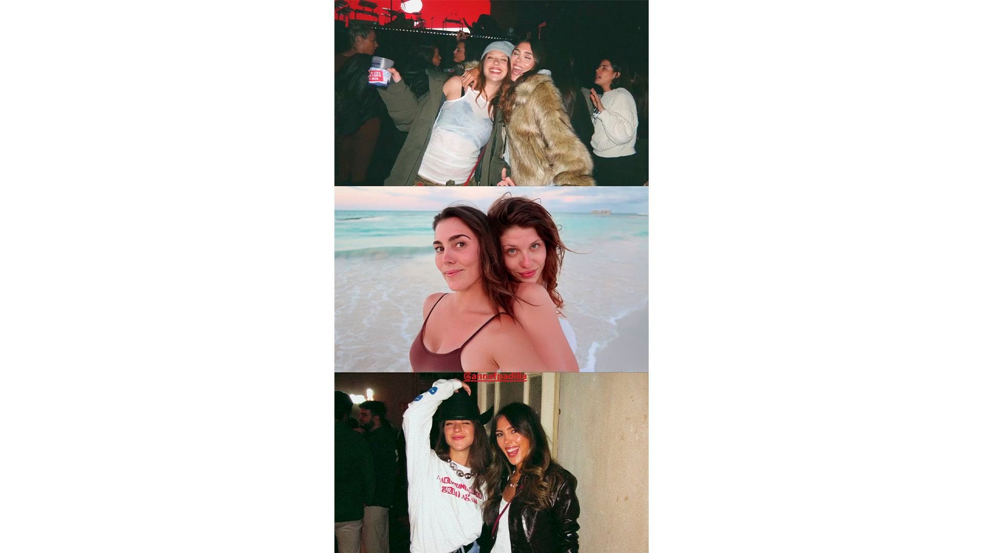 Anita y Anna posando juntas