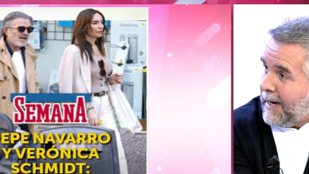 Las primeras imágenes de Pepe Navarro con su novia: "Son de este fin de semana en Madrid, haciendo vida cotidiana de pareja"