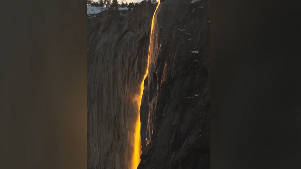Firefall, un espectáculo natural en las montañas de California