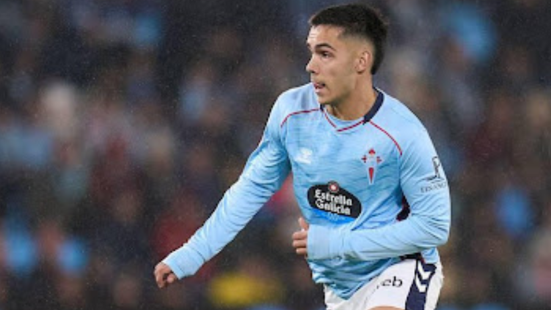 Hugo Sotelo en el Celta-Barcelona