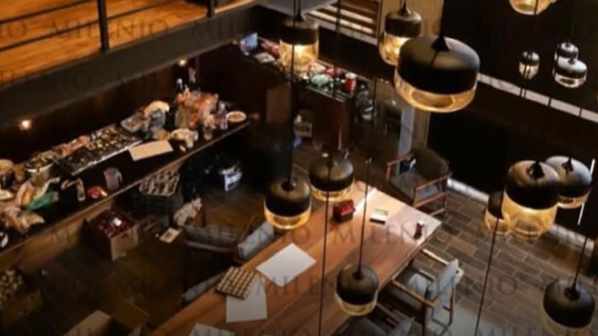 Interior de la casa donde se encontraba el Mencho