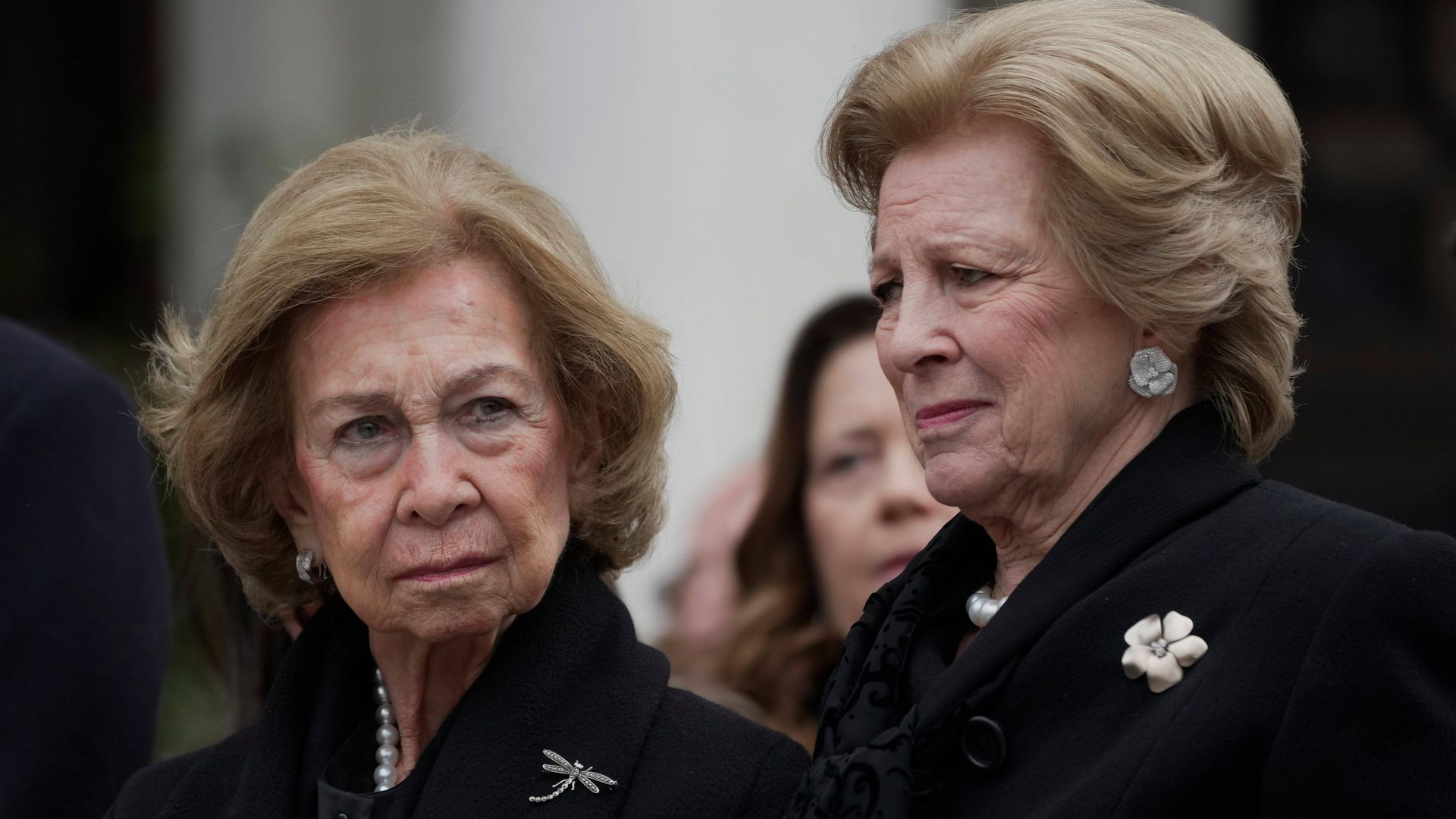 La reina Sofía y Ana María de Dinamarca