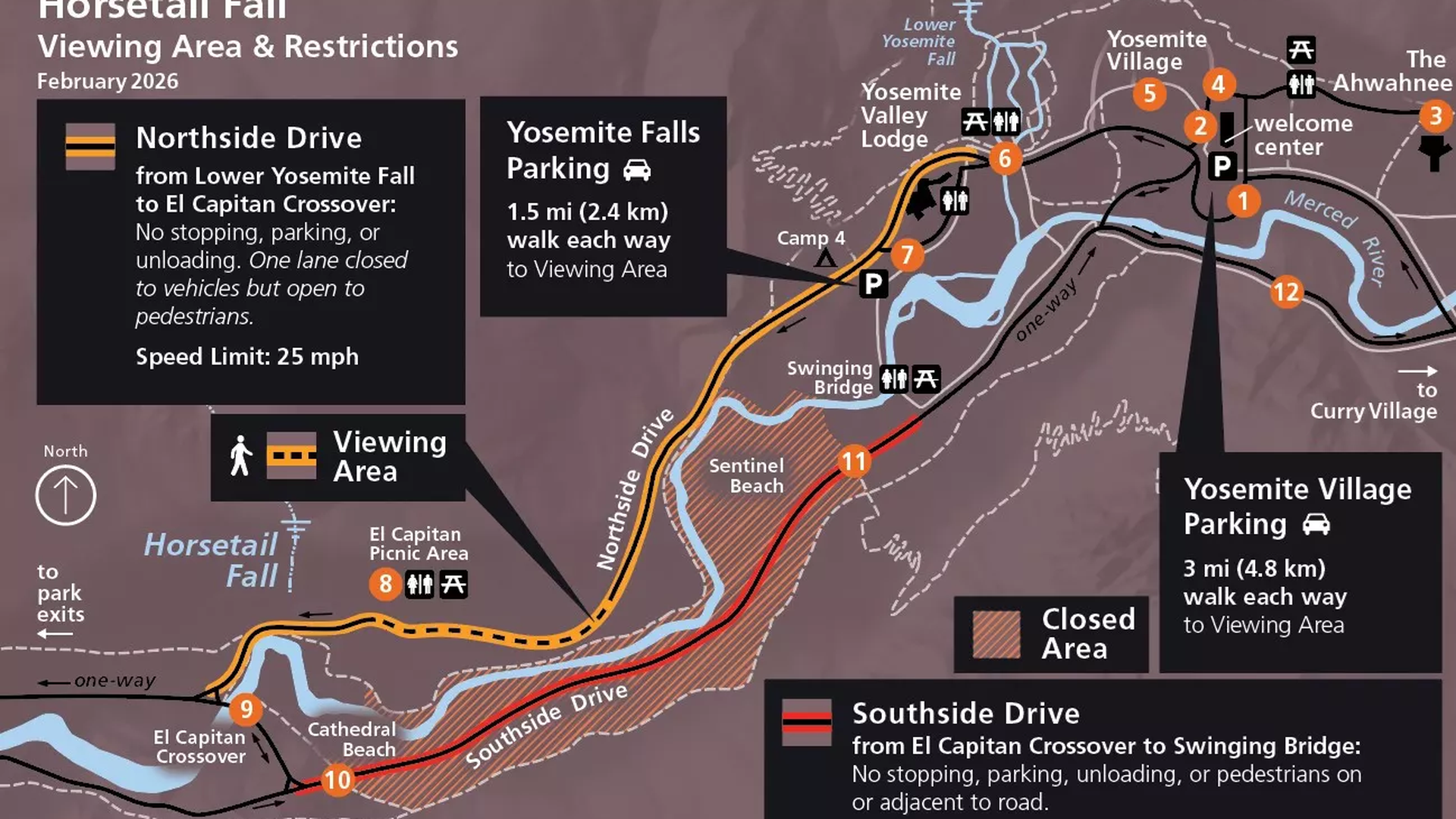 Precauciones a tener en cuenta en el Parque Yosemite, California