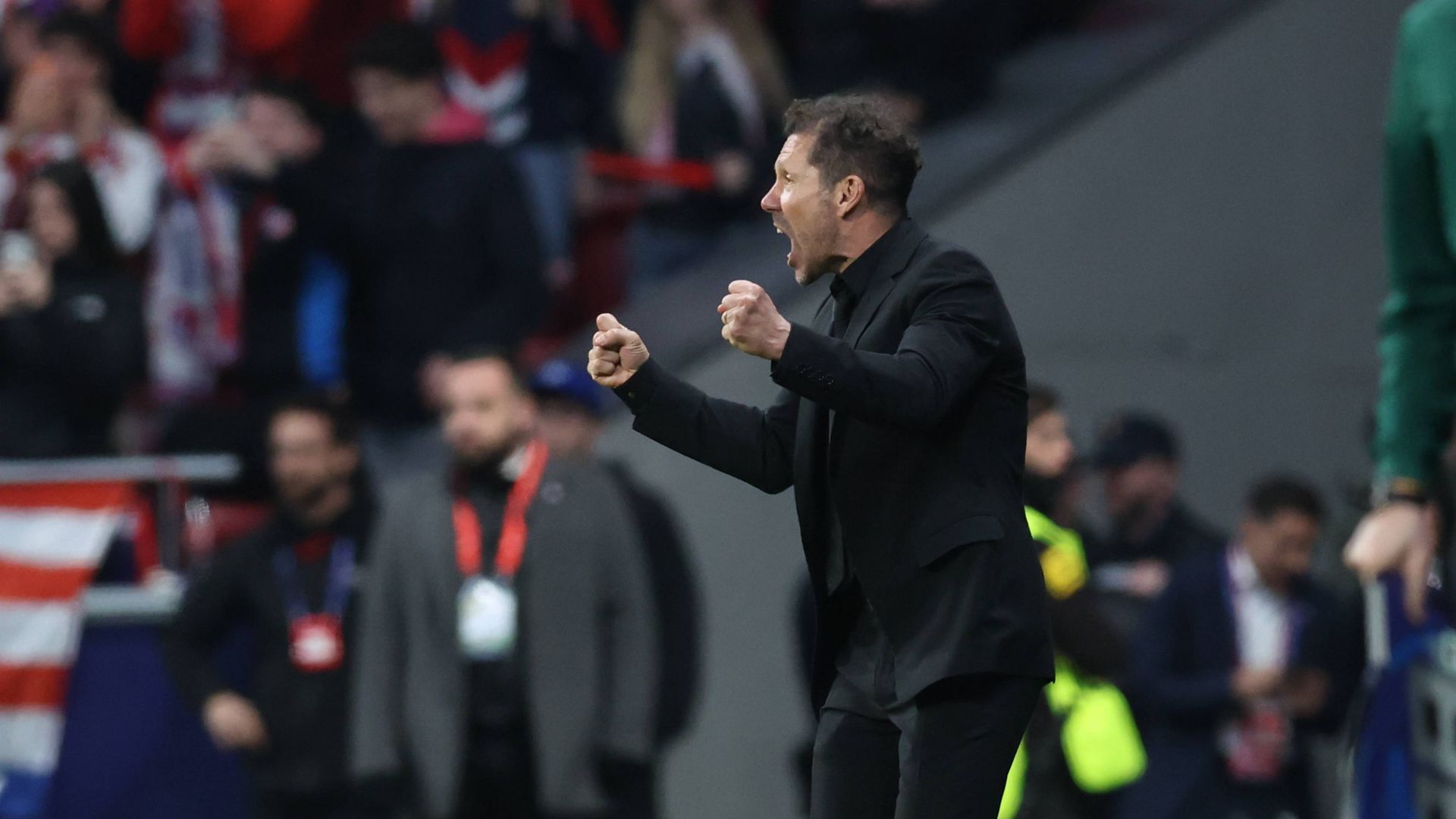 Simeone, en el Atlético-Brujas de Champions