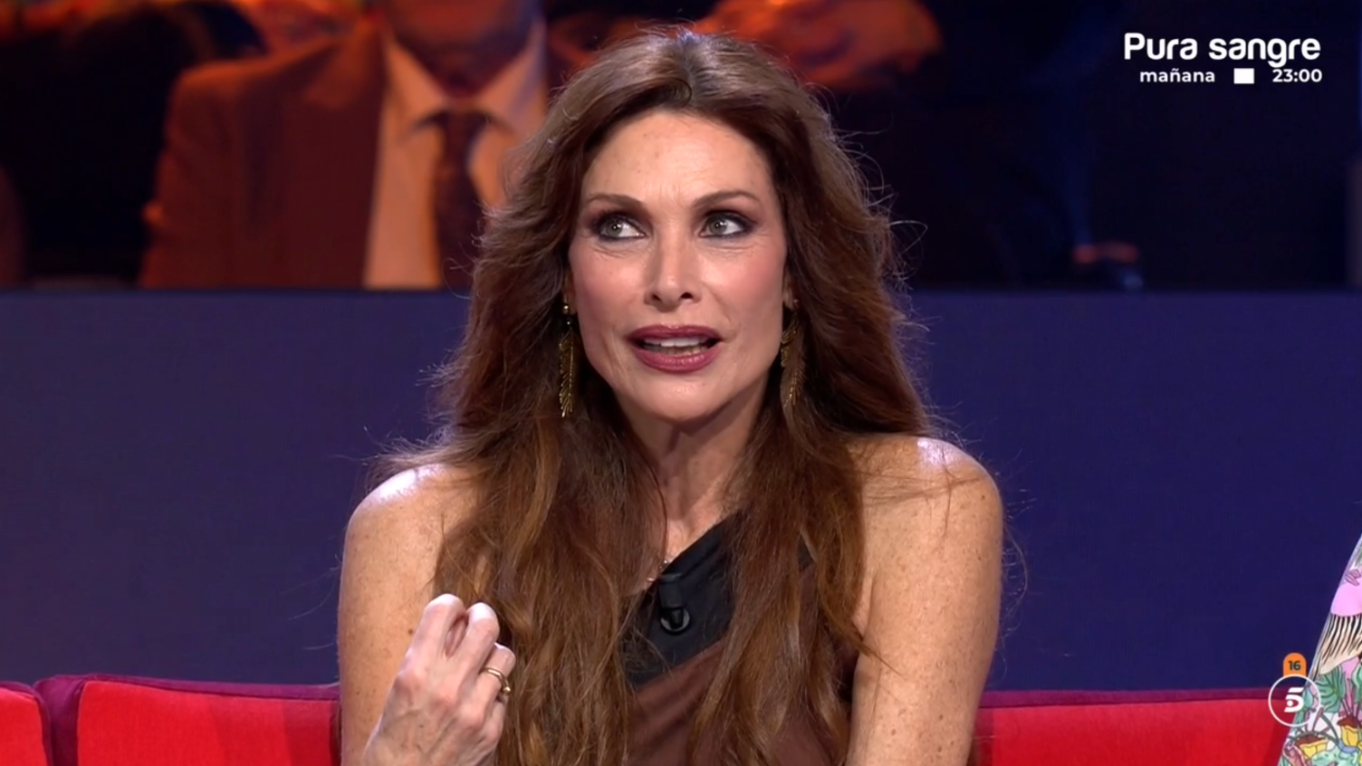 Cristina hablando de Carlos en plató