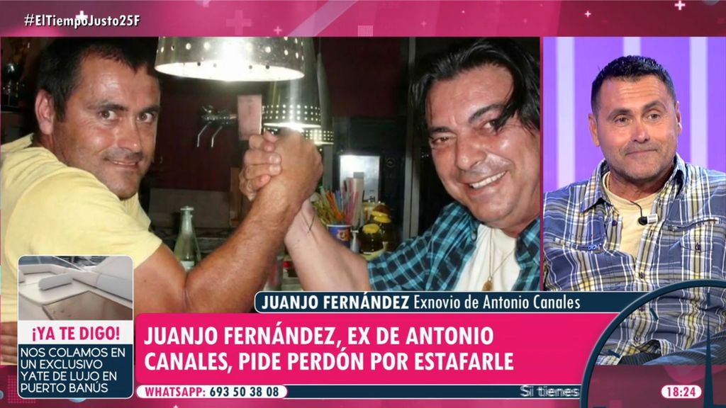 Juanjo Fernández, expareja de Antonio Canales, pide perdón por haberle traicionado: "Lo único malo que hizo fue enamorarse de la persona equivocada"