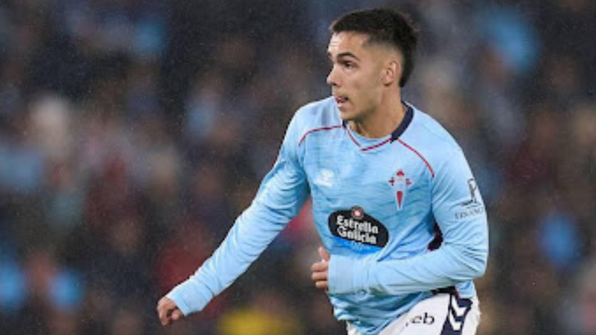 Hugo Sotelo en el Celta-Barcelona