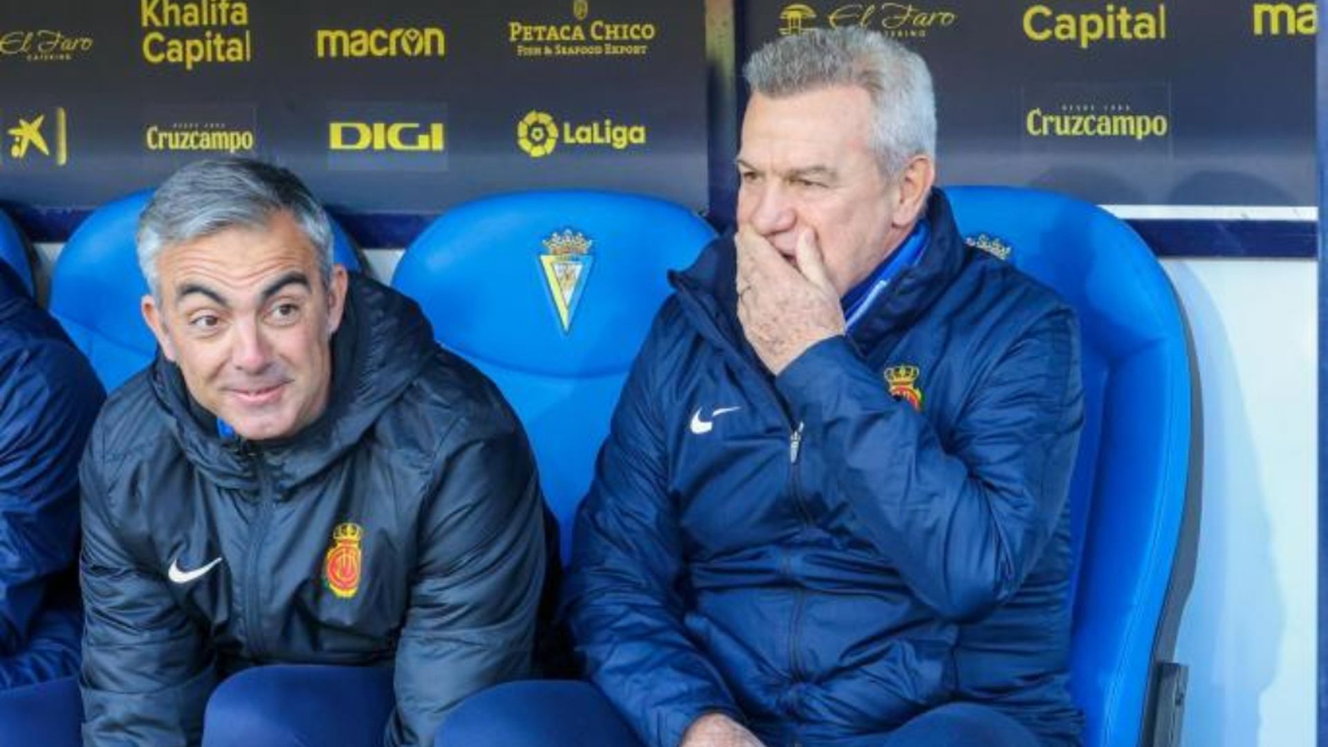 Javier Aguirre y Toni Amor, con el Mallorca Javier Aguirre y Toni Amor, con el Mallorca