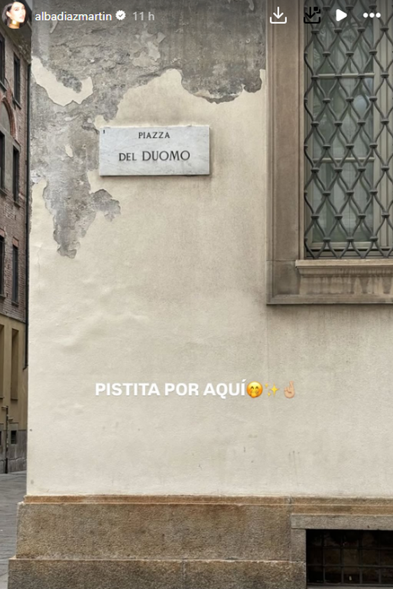 La pista que ha dado Alba Díaz a sus seguidores a través de sus redes