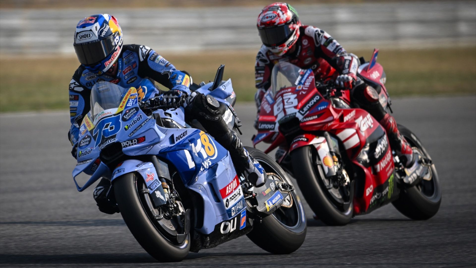 Álex Márquez, en los test de Sepang
