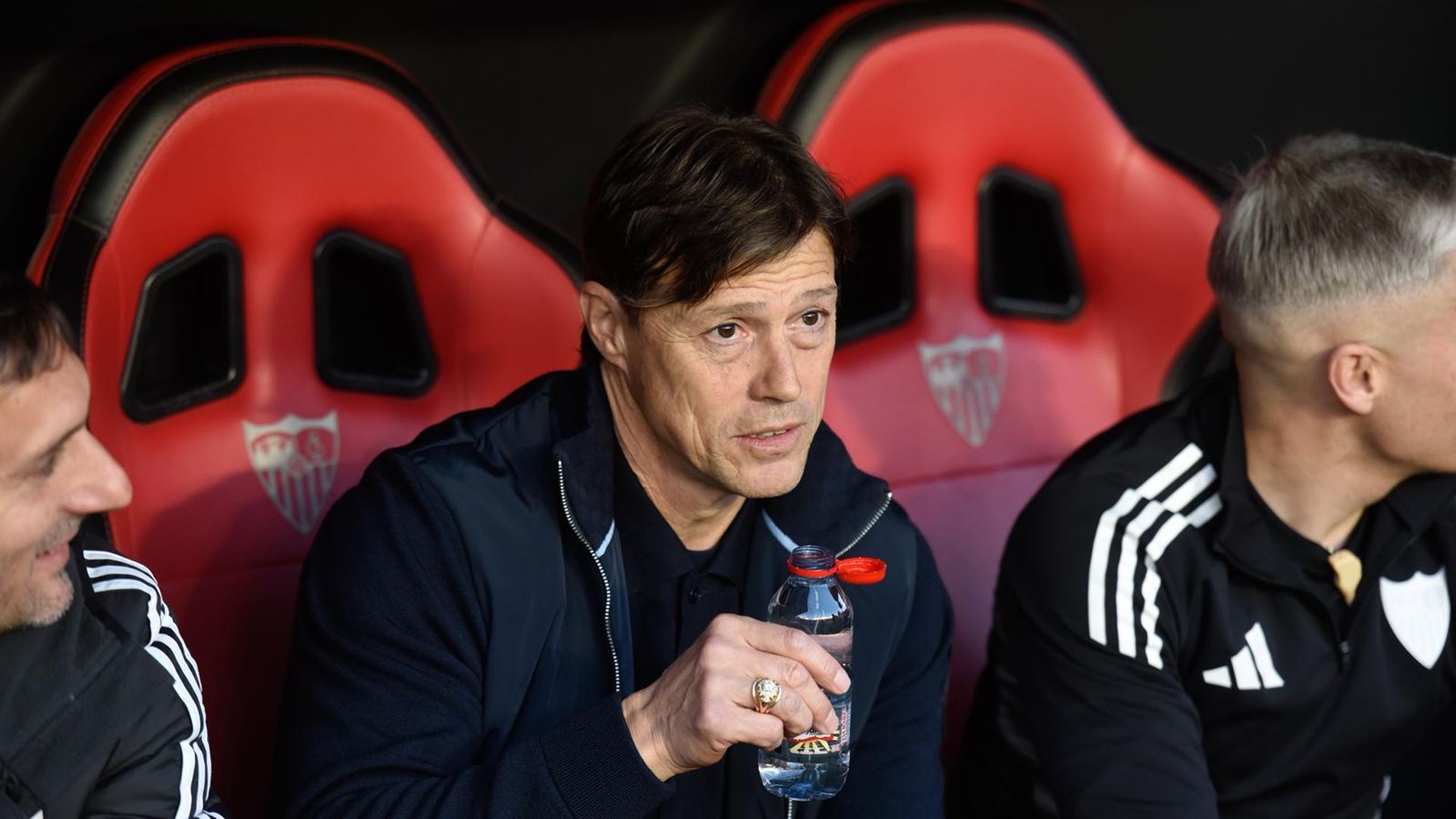 Almeyda, en el Sevilla-Alavés