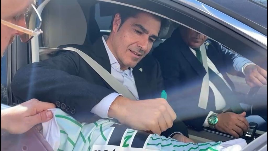 Ángel Haro antes del derbi