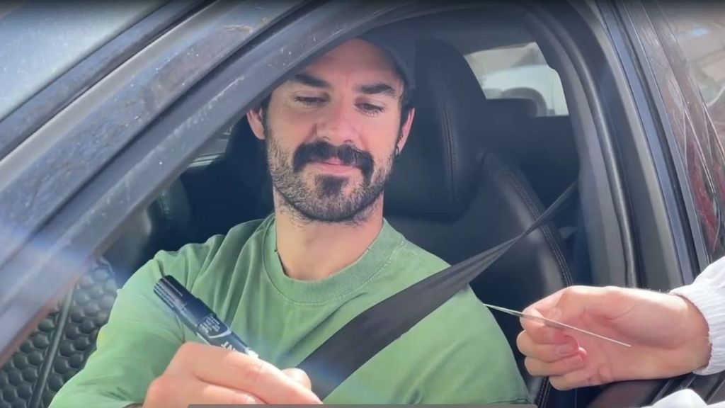 Isco Alarcón, a su llegada a la ciudad deportiva