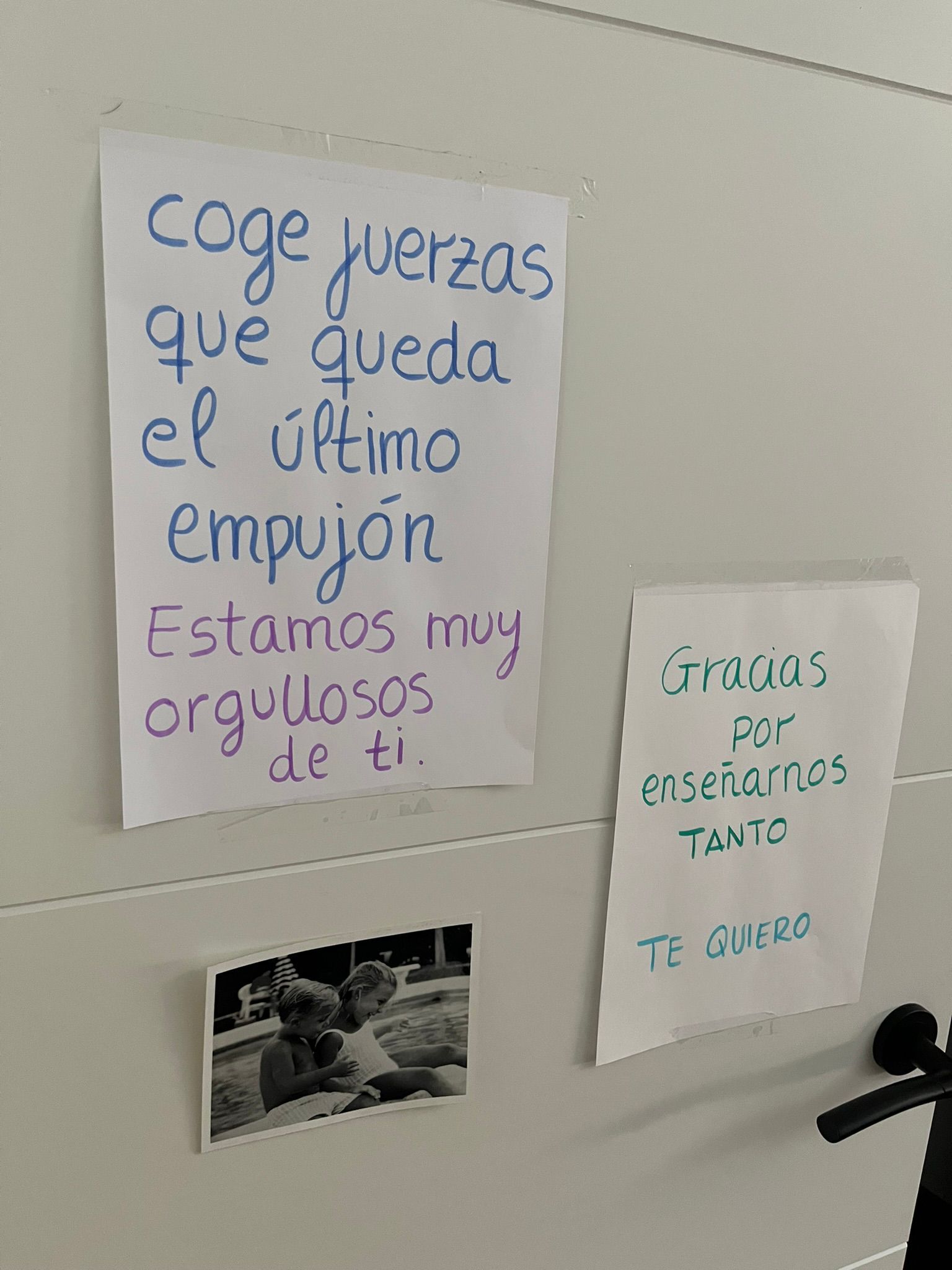 Mensajes de apoyo que Rodri recibió en el hospital