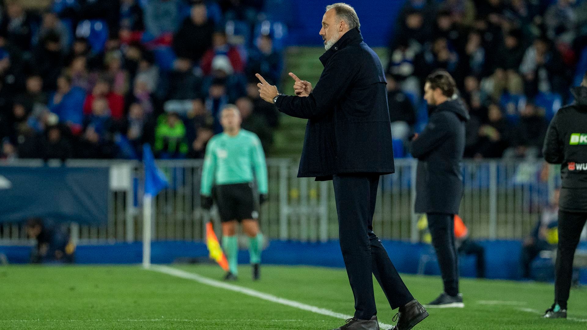 Pellegrino Matarazzo en el Coliseum Pellegrino Matarazzo en el Coliseum