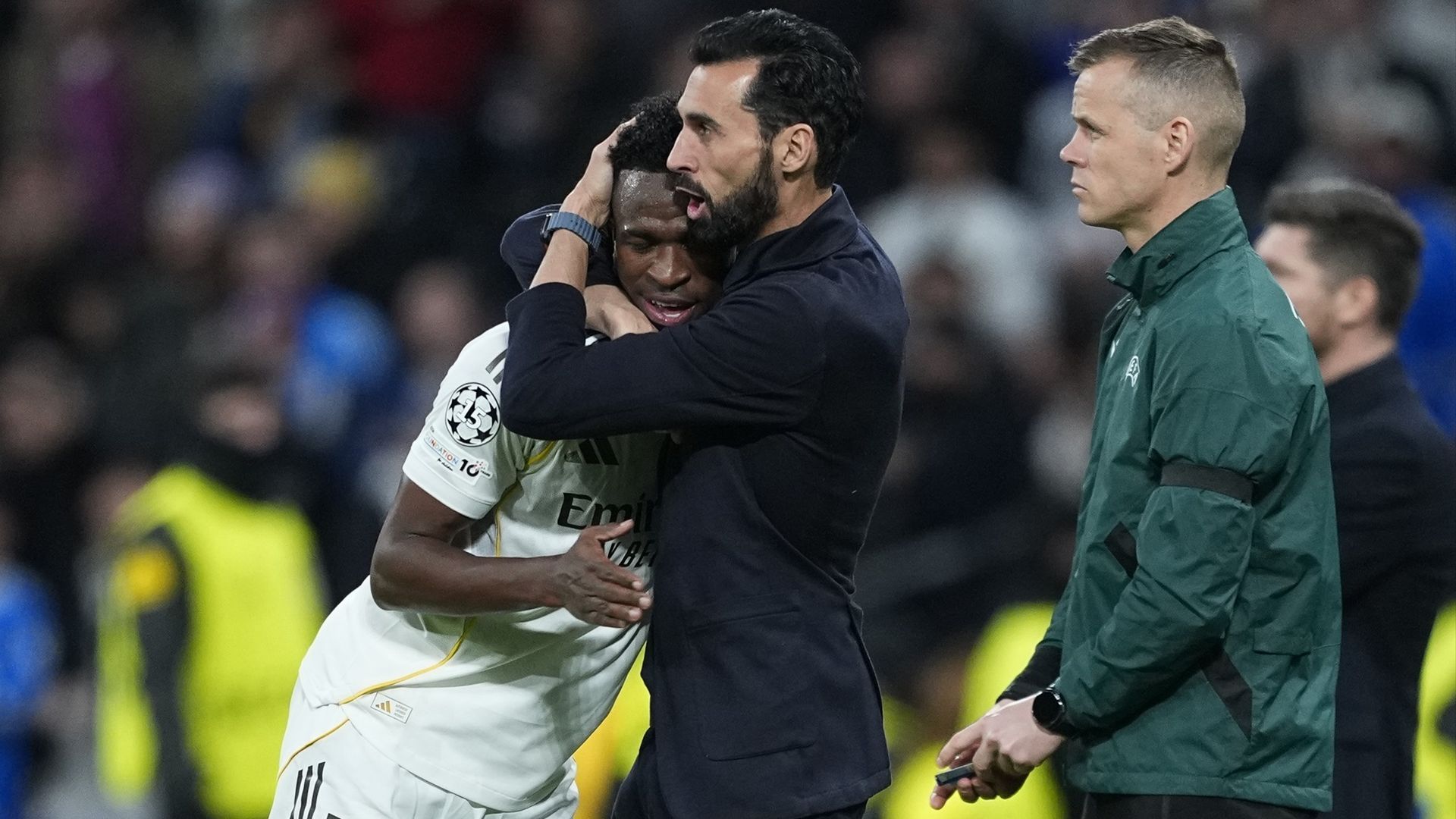 Vinicius y Álvaro Arbeloa