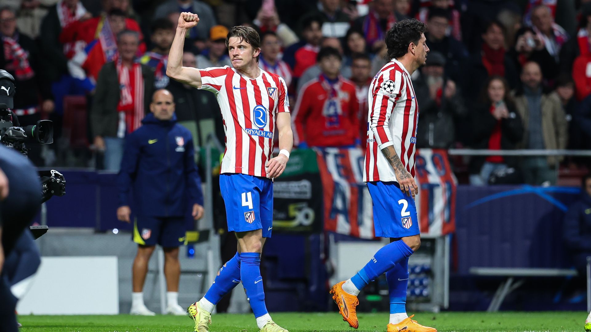 Conor Gallagher celebrando un gol en el Metropolitano