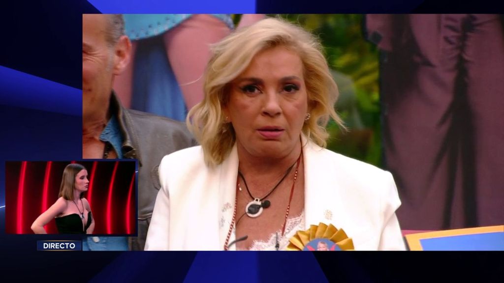 El tenso rifirrafe de Carmen Borrego y Juanpi Vega con la llegada de los jefes 'anticampaña' a la casa de 'GH DÚO': "Con los cuernos se te ve más alto"