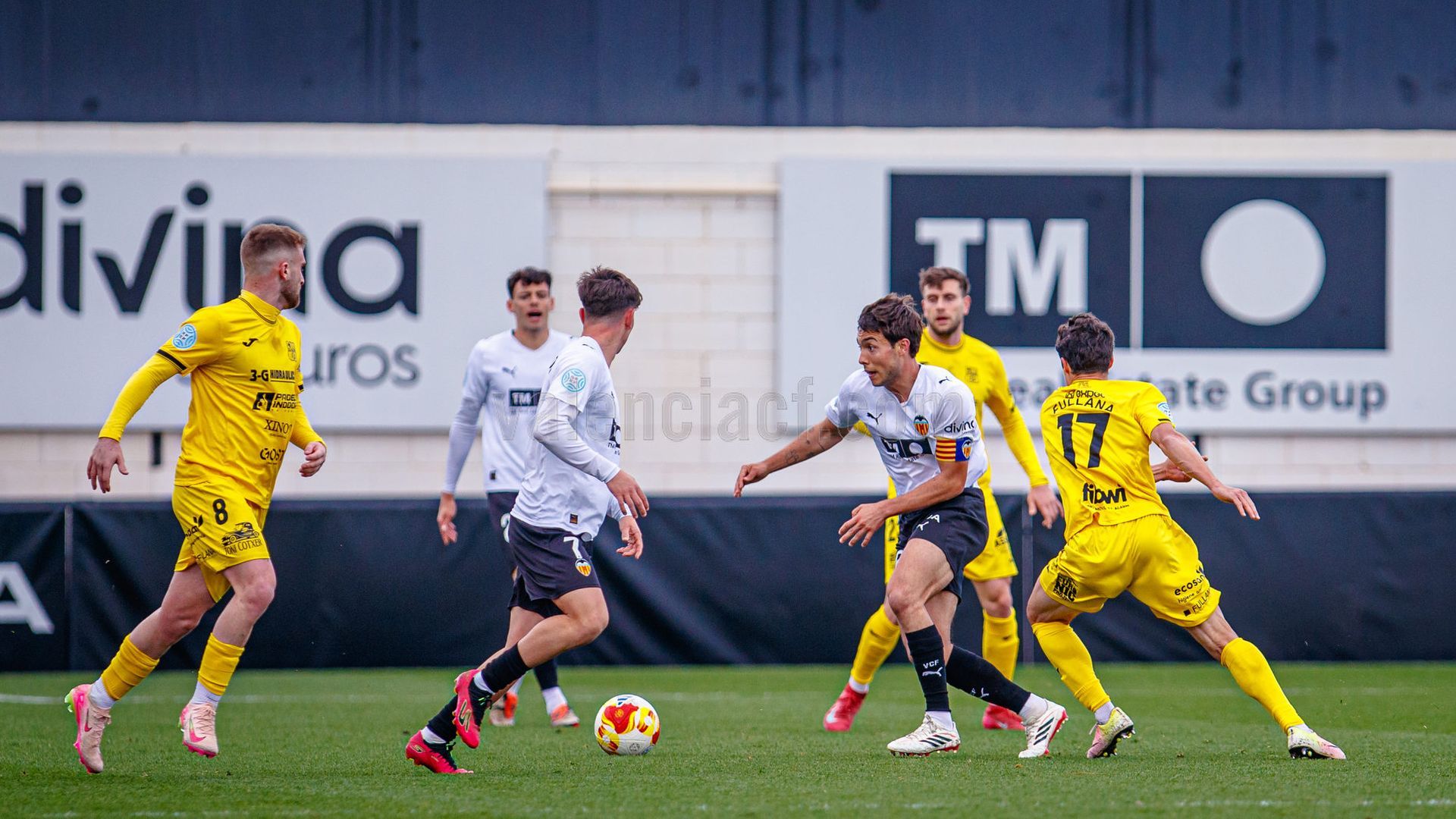 Gol del VCF Mestalla en el Puchades
