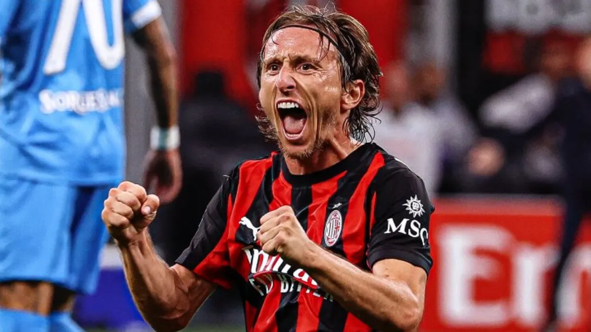 Luka Modric en el AC Milan