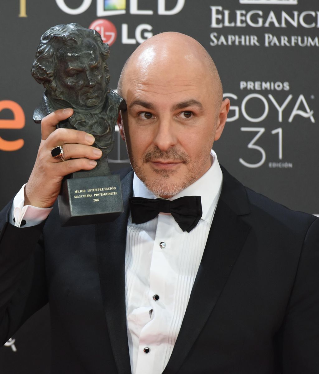 Roberto Álamo ganó el Goya a Mejor Actor en la 31ª edición de los premios